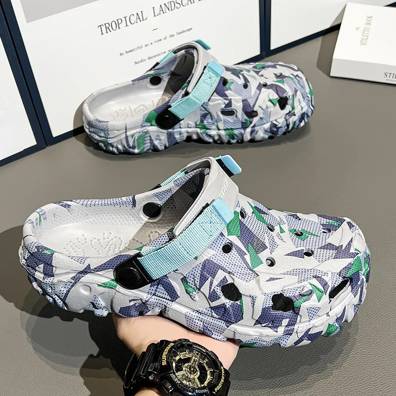 Origin Men Slipper Summer Beach Clogs Indoor House Water Shoes Sneaker Casual Sports Shoes for Men Slipper Sandals Flip Flop - Shopfly.co.uk