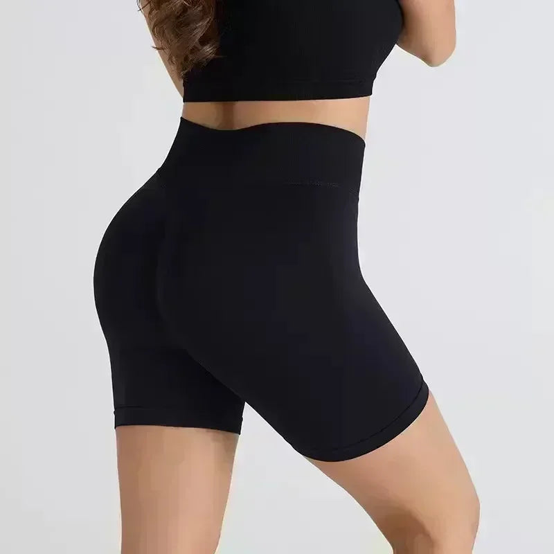 NVGTN Shorts Macaron Color CrossFit Training Yoga Cycling Women Summer Low Ribbed Band Scrunch Butt Seamless Breathable Shorts - Shopfly.co.uk