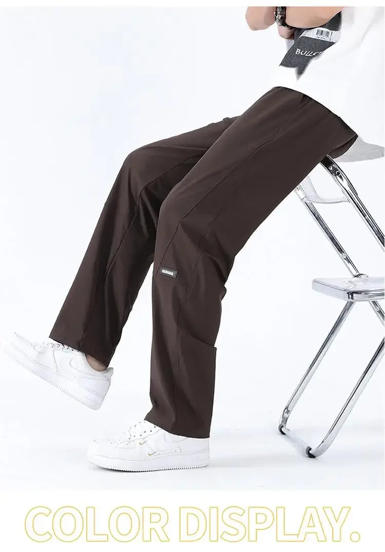 Plus Size 50-175kg Men's Ice Cool Long Pants Large Size 8XL 9XL 10XL Casual Loose Trousers Big Size Men Clothing Gym Sport Pants - Shopfly.co.uk
