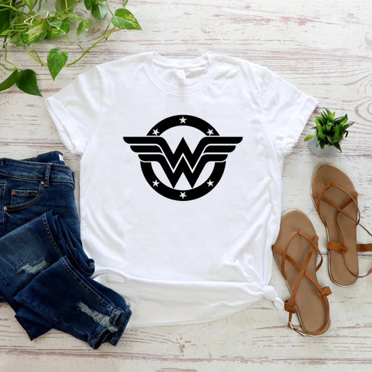 Wonder Female Shirt Mother's Day Gift T-Shirt Feminist Girl Power Superhero Mama Tee Wonder Mom Tshirt Women Graphic T Shirts