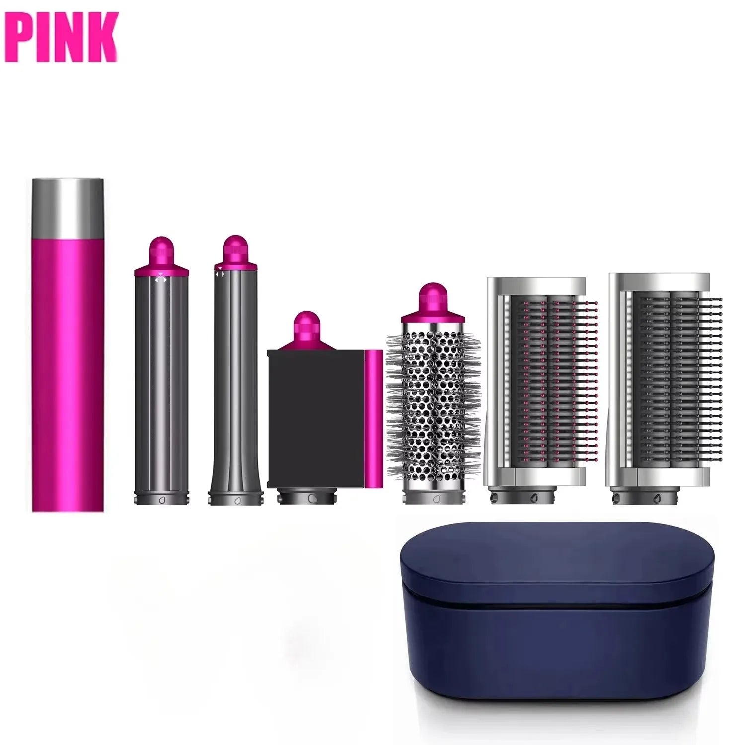 Professional High Speed Multi-Styler 6 in 1 Ionic Hair Styler 1300W Powerful Blow Dryer Fast Drying Auto Wrap Hair Culer - Shopfly.co.uk