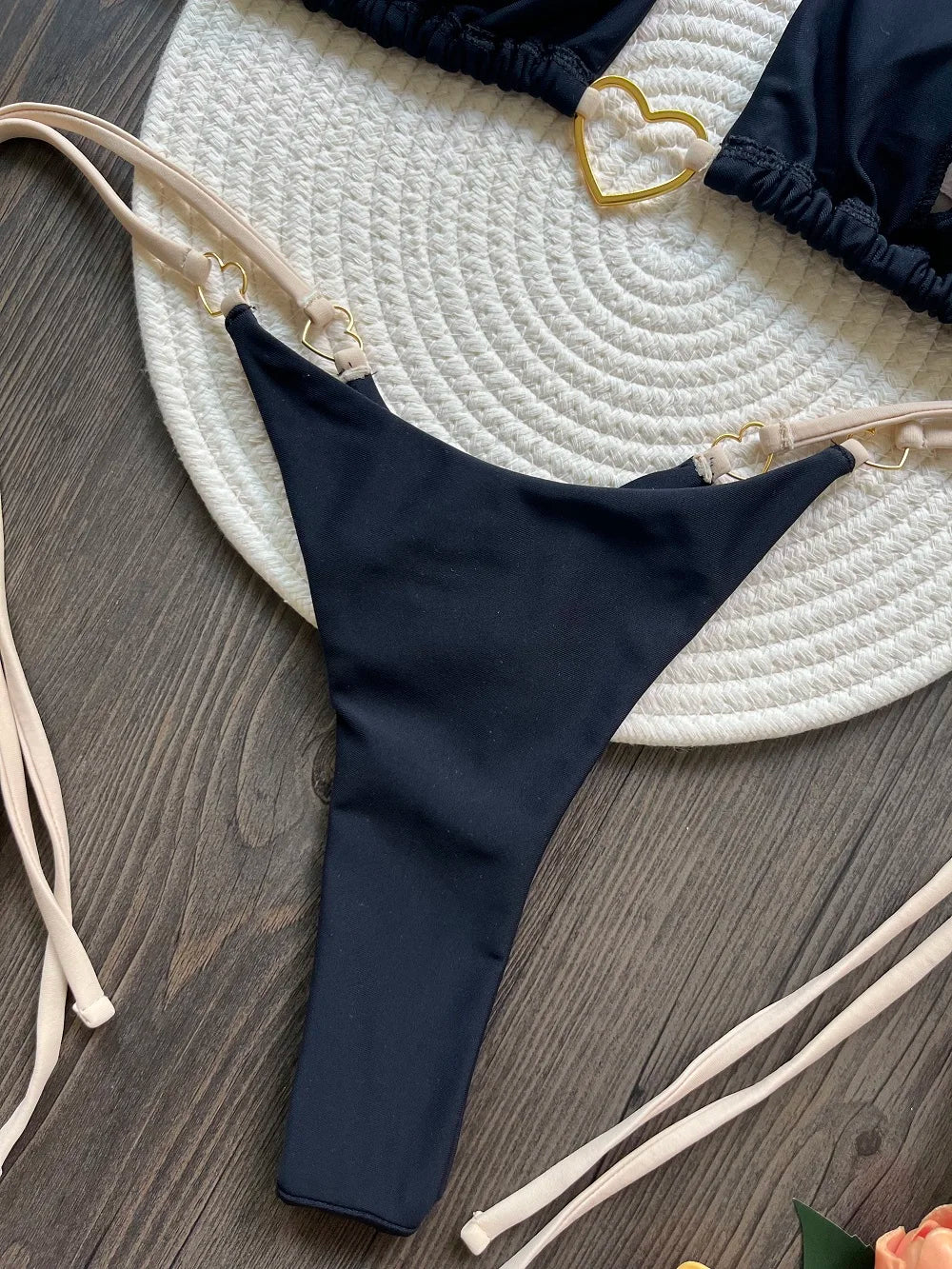 RUOTONSEPT Sexy Halter Solid color Bikini Set Women's Swimsuit Two-piece Triangle Thong Swimwear Bathing Suit Brazilian Biquinis - Shopfly.co.uk