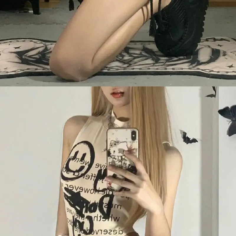 Shorts Women Skinny Creativity Lace-up Popular Streetwear Daily Personality Students Holiday Fashion Sexy American Retro Leisure - Shopfly.co.uk