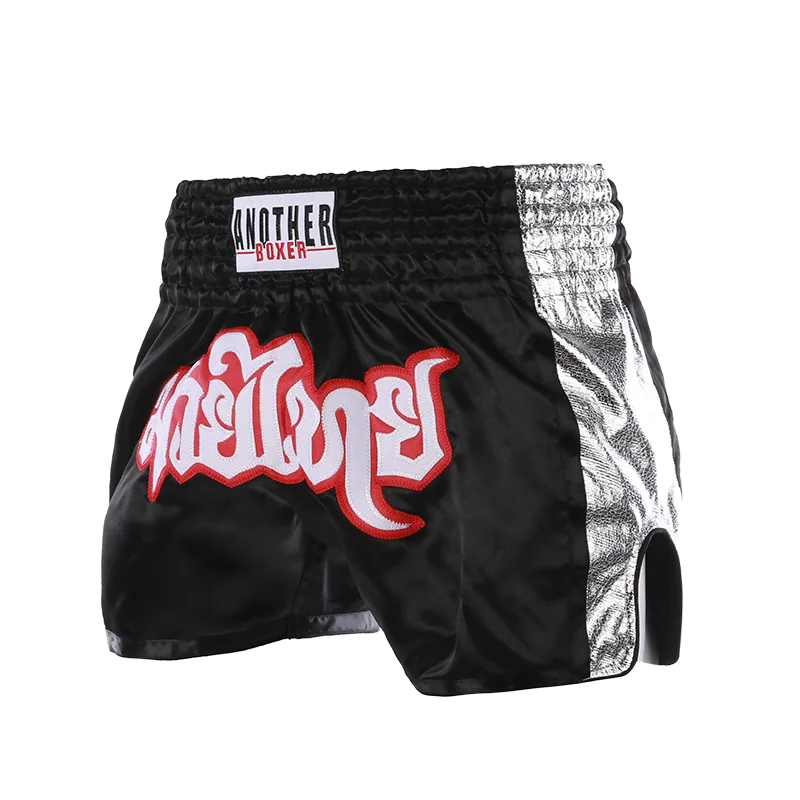 MMA Shorts for Kids & Adults, Muay Thai Shorts Boxing, Embroidered, Martial Arts Clothing for Muay Thai and Taekwondo Training - Shopfly.co.uk