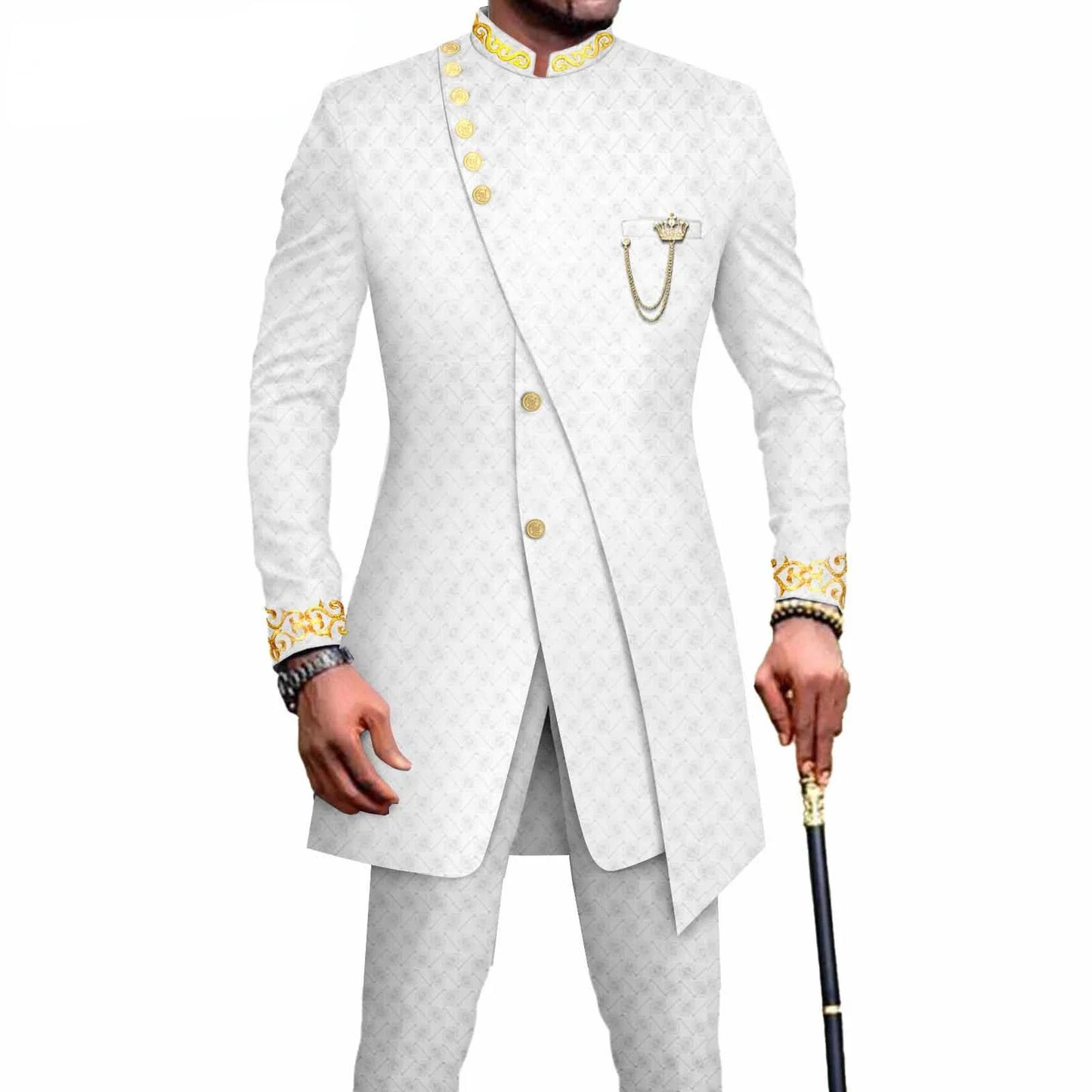 New Casual Men's Suit Slim Two-piece Set Costume Homme Suits for Costume Homme Pour Mariage Terno Masculino Completo - Shopfly.co.uk