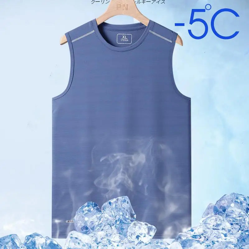 Tank Tops Men Quick Dry Vest Plus Size 8XL Summer Sport Vest Round Neck Big Size Short Sleeve Oversized Running Fitness Vest - Shopfly.co.uk