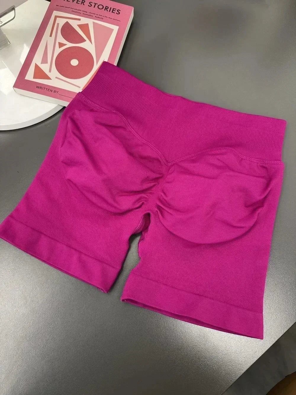 NVGTN Shorts Macaron Color CrossFit Training Yoga Cycling Women Summer Low Ribbed Band Scrunch Butt Seamless Breathable Shorts - Shopfly.co.uk