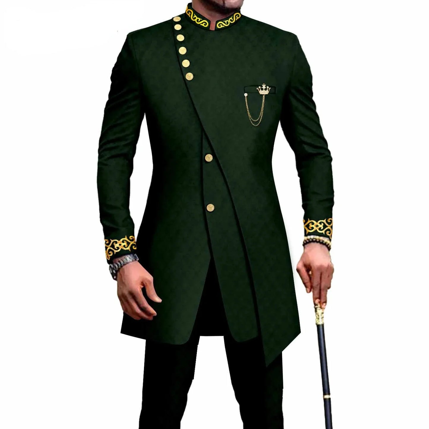 New Casual Men's Suit Slim Two-piece Set Costume Homme Suits for Costume Homme Pour Mariage Terno Masculino Completo - Shopfly.co.uk