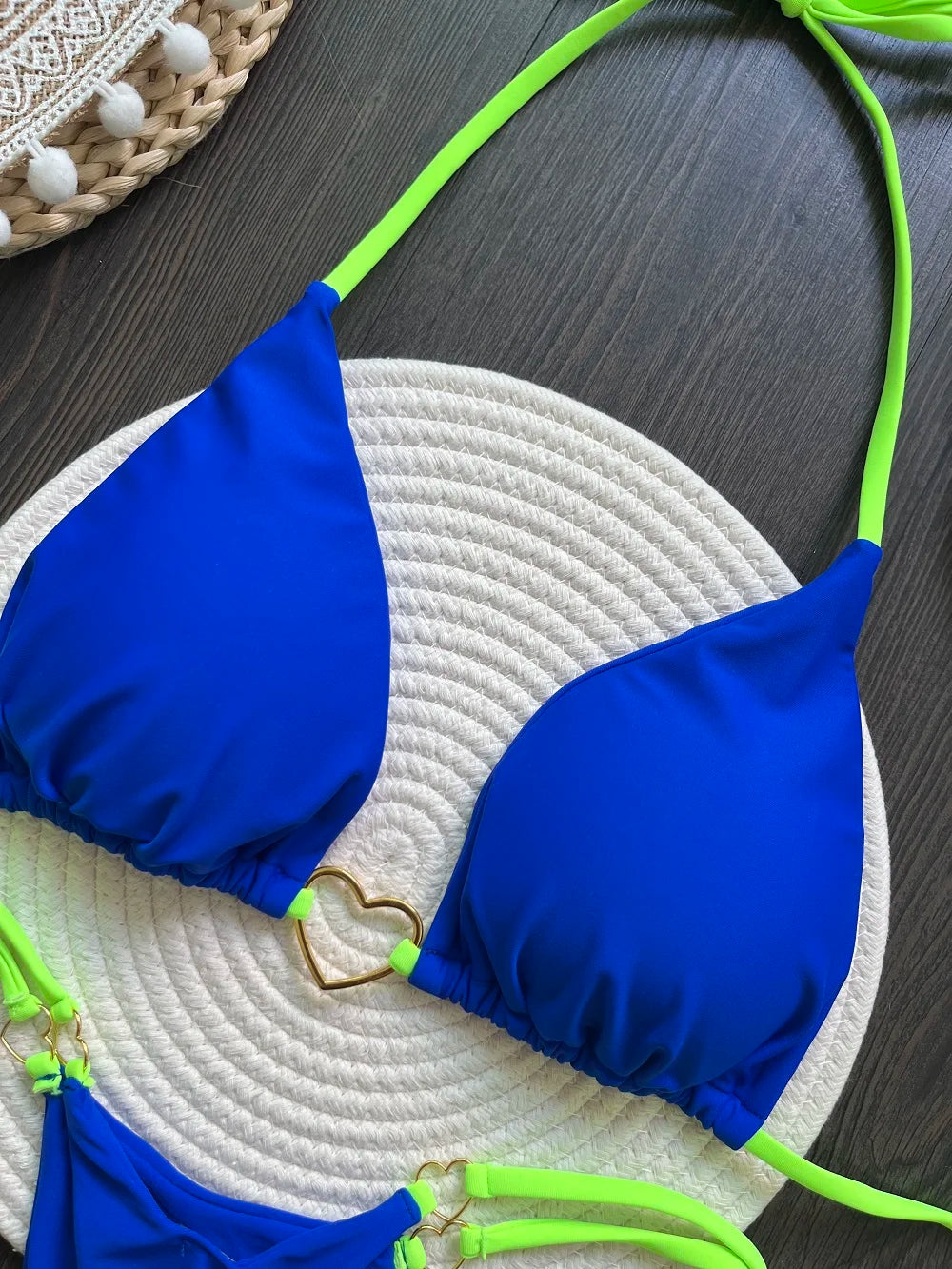 RUOTONSEPT Sexy Halter Solid color Bikini Set Women's Swimsuit Two-piece Triangle Thong Swimwear Bathing Suit Brazilian Biquinis - Shopfly.co.uk