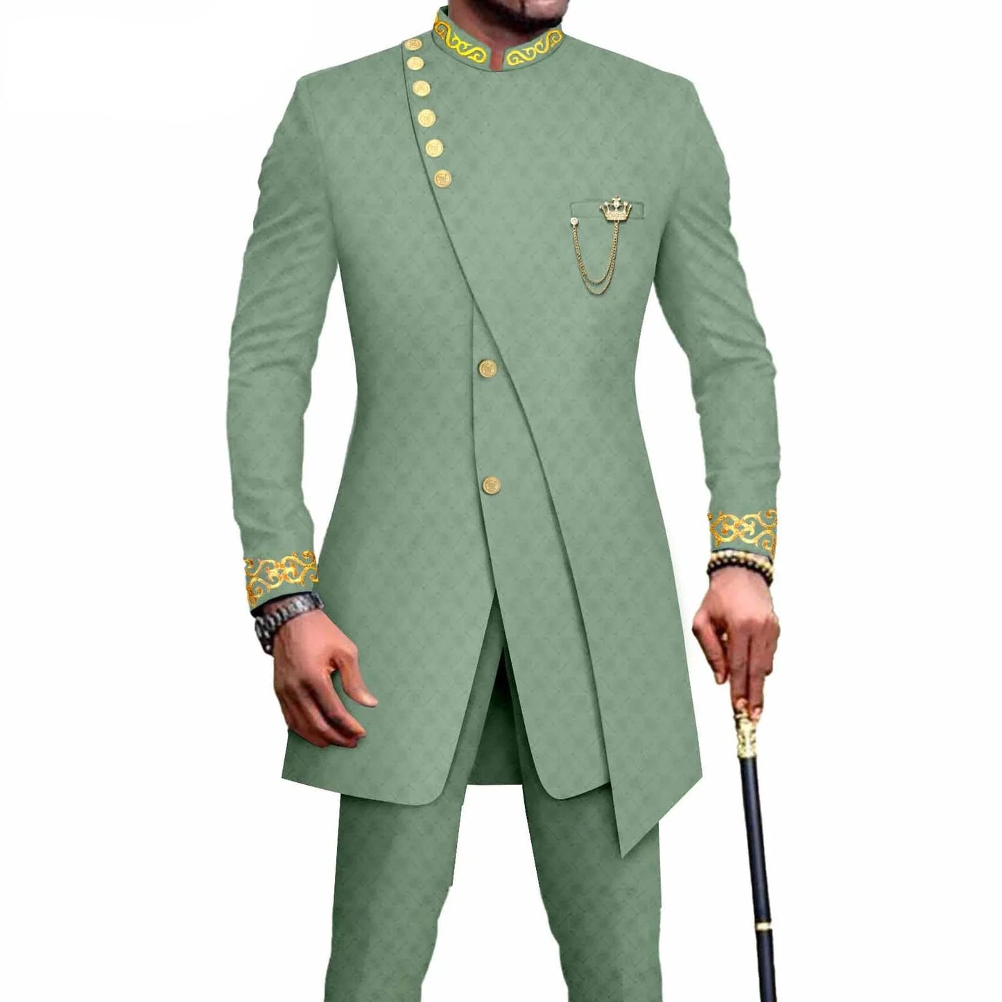 New Casual Men's Suit Slim Two-piece Set Costume Homme Suits for Costume Homme Pour Mariage Terno Masculino Completo - Shopfly.co.uk