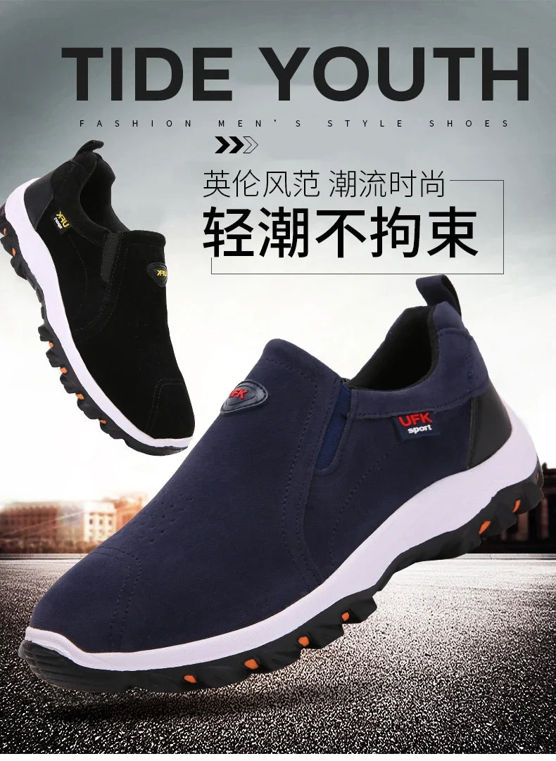 50Size Men Casual Sport Shoes 2024 Autumn New Men's Vulcanized Shoes Outdoor Walking Shoes Lightweight and Comfortable Loafers - Shopfly.co.uk