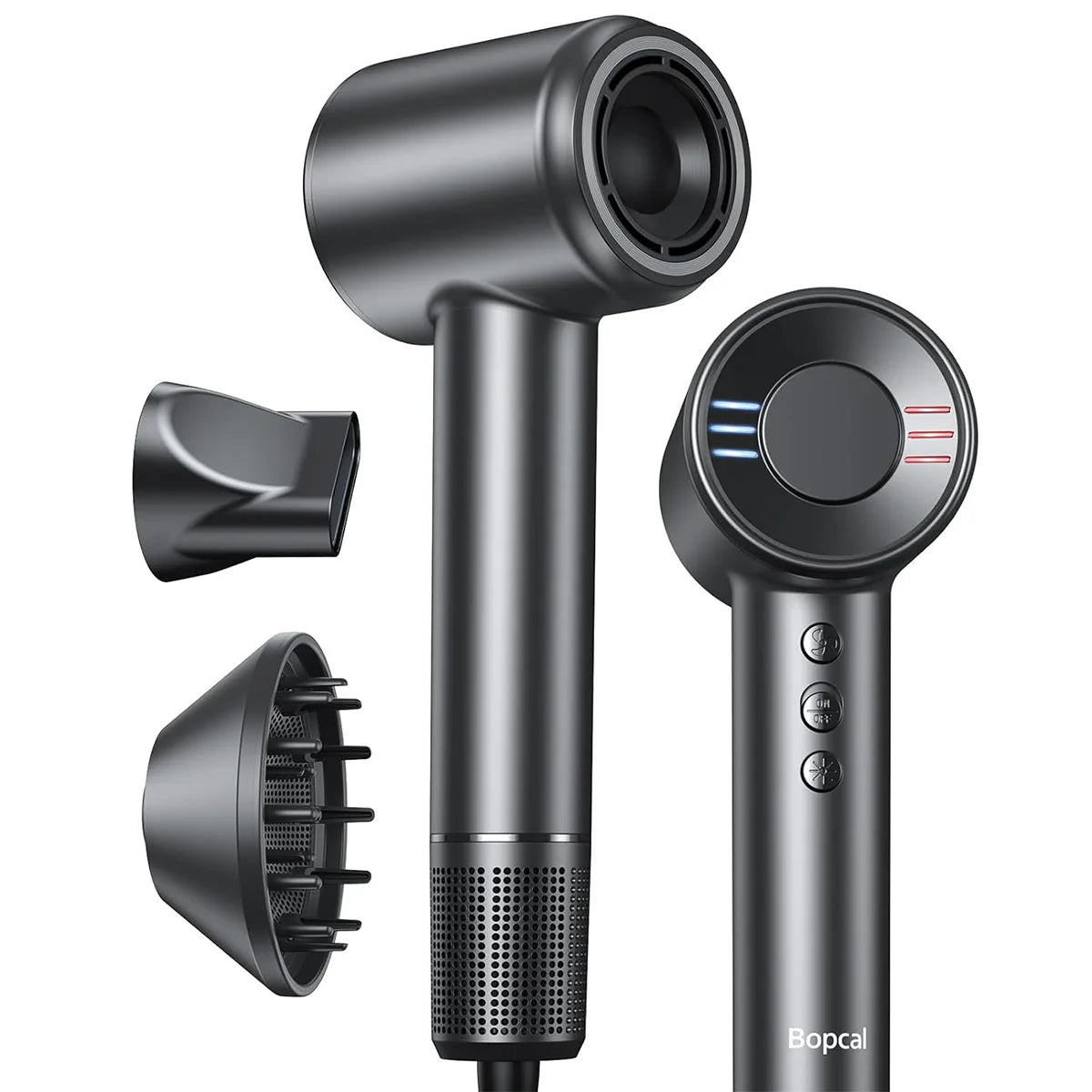 Professional High Speed Electric Hair Dryer 120000RPM Negative Ions Blow Dryer Super Powerful Wind Lownoise Salon HairDryer - Shopfly.co.uk