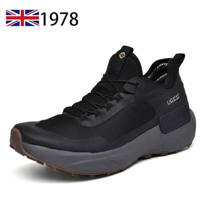 Men's New Running Shoes Sports Casual Walking Shoes Comfortable Soft Sole Waterproof Outdoor Shoes Men Platform Non-Slip - Shopfly.co.uk