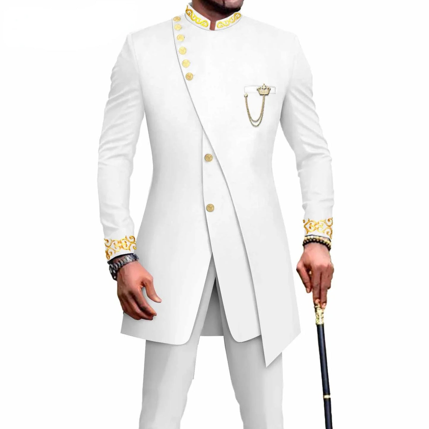 New Casual Men's Suit Slim Two-piece Set Costume Homme Suits for Costume Homme Pour Mariage Terno Masculino Completo - Shopfly.co.uk