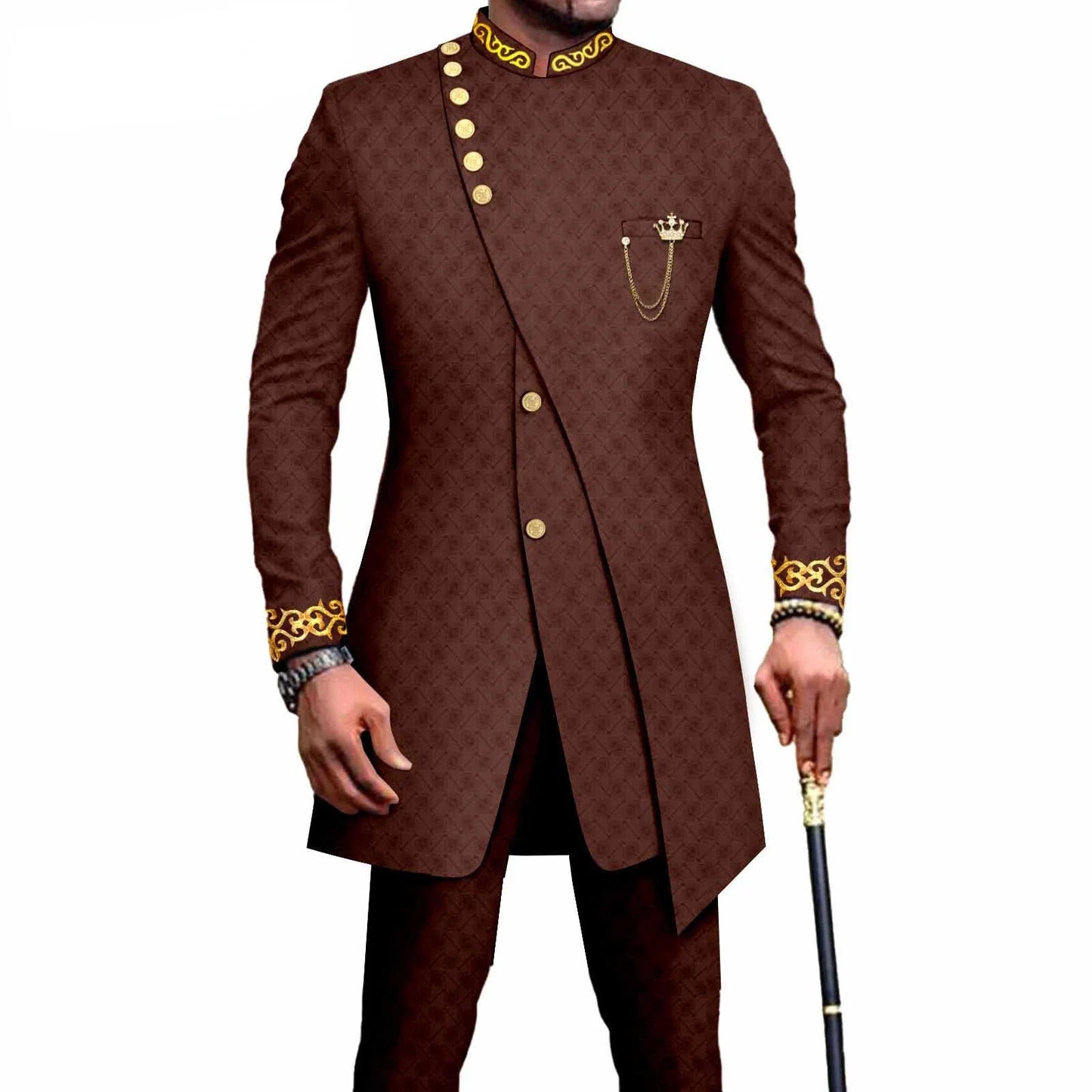 New Casual Men's Suit Slim Two-piece Set Costume Homme Suits for Costume Homme Pour Mariage Terno Masculino Completo - Shopfly.co.uk