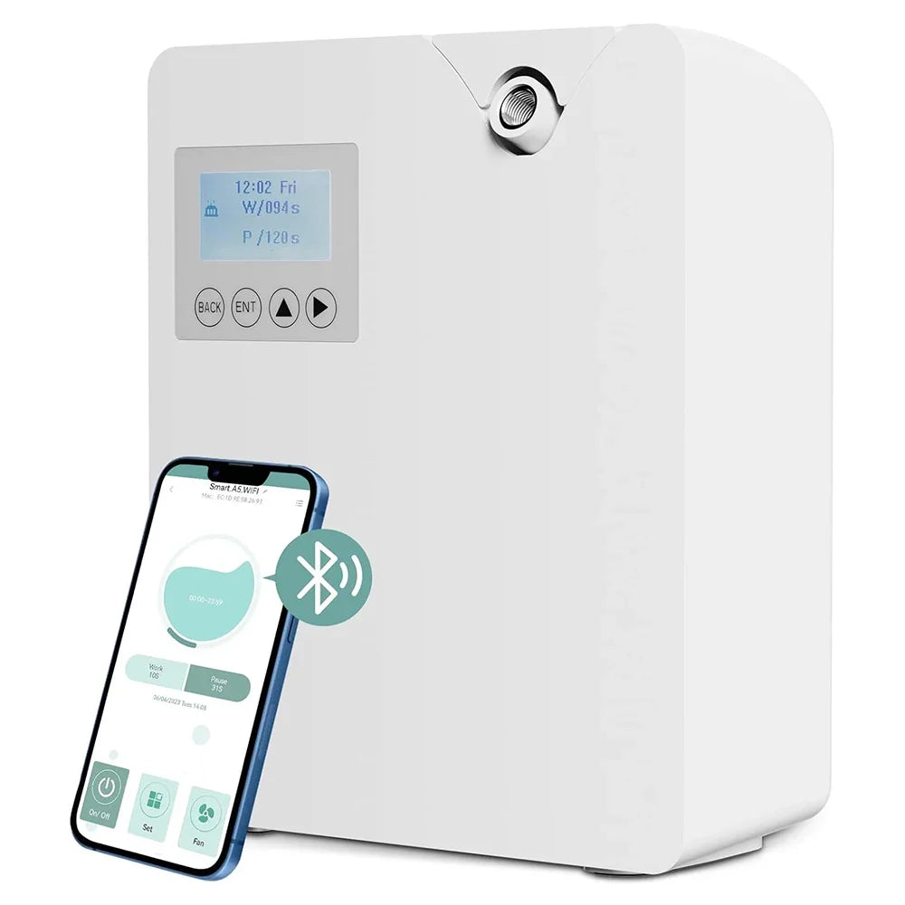 Waterless Fragrance Diffuser 300ml WIFI Control Flavoring Diffuser Timer Function Air Freshener Smell Distributor For Home Hotel - Shopfly.co.uk