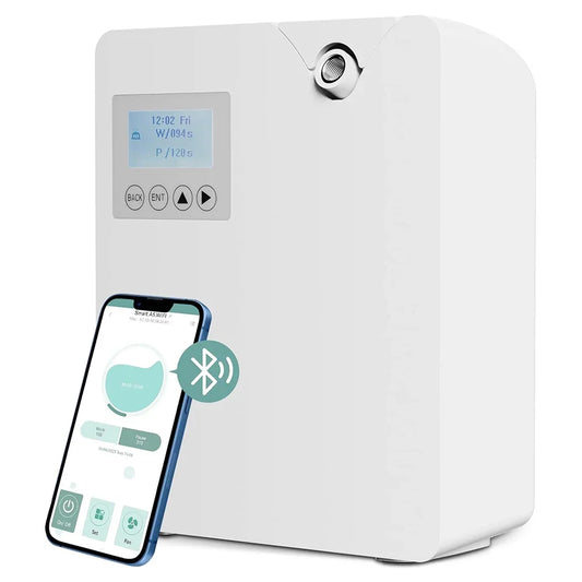 Waterless Fragrance Diffuser 300ml WIFI Control Flavoring Diffuser Timer Function Air Freshener Smell Distributor For Home Hotel - Shopfly.co.uk