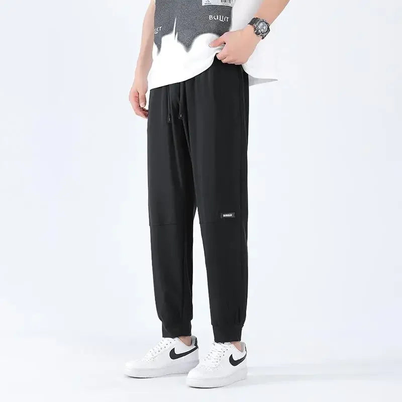 Plus Size 50-175kg Men's Ice Cool Long Pants Large Size 8XL 9XL 10XL Casual Loose Trousers Big Size Men Clothing Gym Sport Pants - Shopfly.co.uk