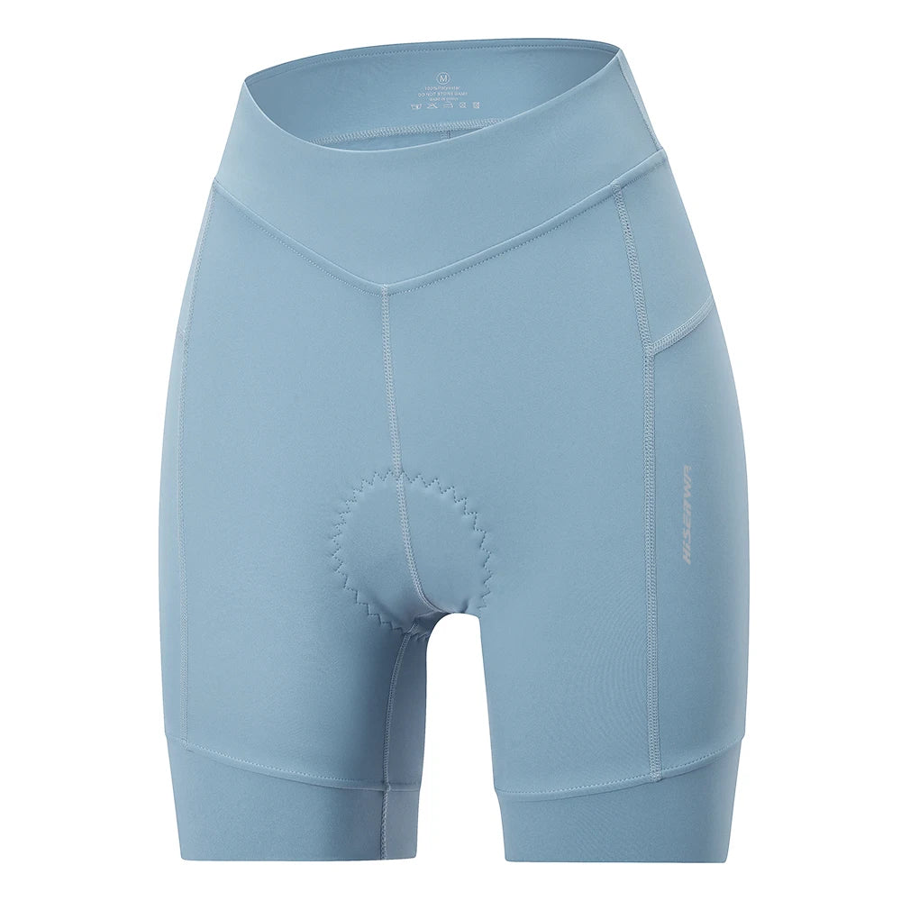 HISERWA Women Cycling Shorts High Quality MTB Bike Shorts 6 Hours Riding Shockproof Pad Breathable Lycra Sports Bicycle Tights - Shopfly.co.uk