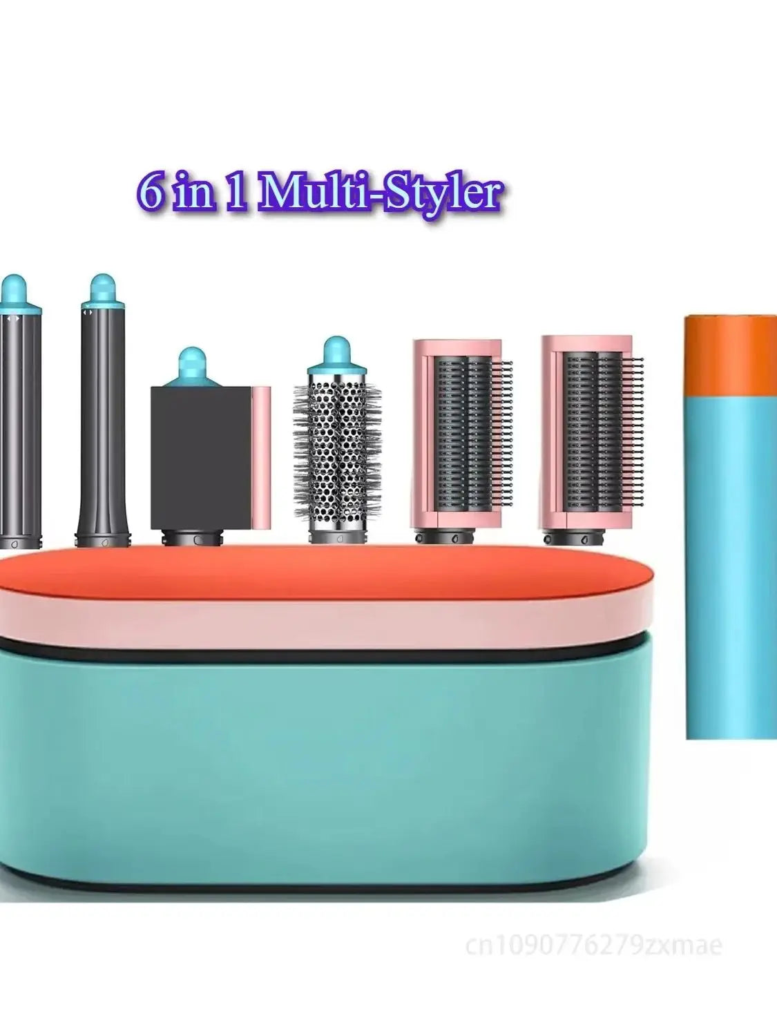 Professional High Speed Multi-Styler 6 in 1 Ionic Hair Styler 1300W Powerful Blow Dryer Fast Drying Auto Wrap Hair Culer - Shopfly.co.uk