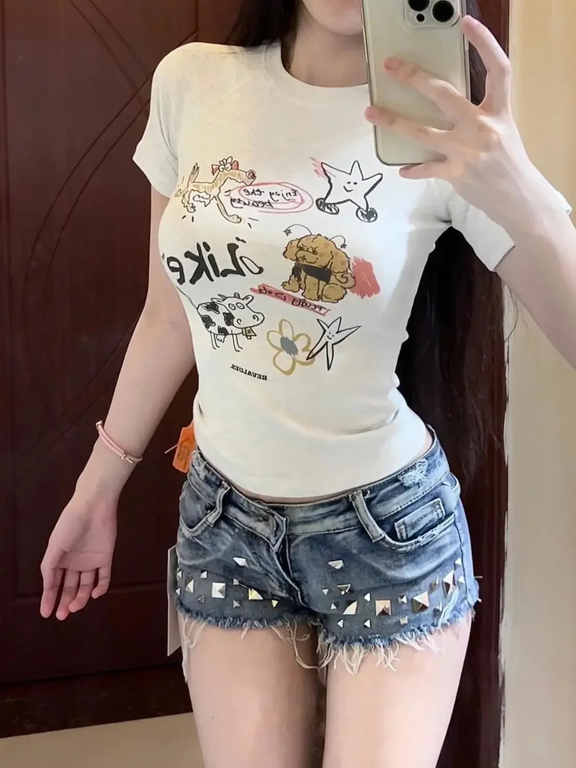 Micro Mini Women's Denim Shorts Tight Booty New In Skinny Female Short Jeans Pants Cheap Luxury Design Youthful Flowy Hot XXL XL - Shopfly.co.uk