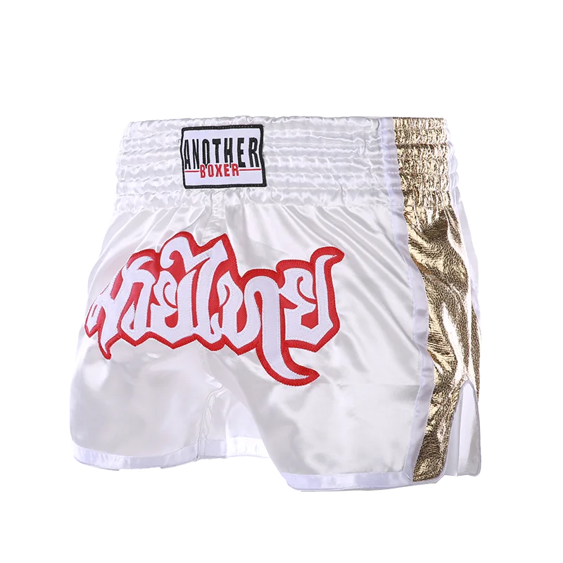 MMA Shorts for Kids & Adults, Muay Thai Shorts Boxing, Embroidered, Martial Arts Clothing for Muay Thai and Taekwondo Training - Shopfly.co.uk