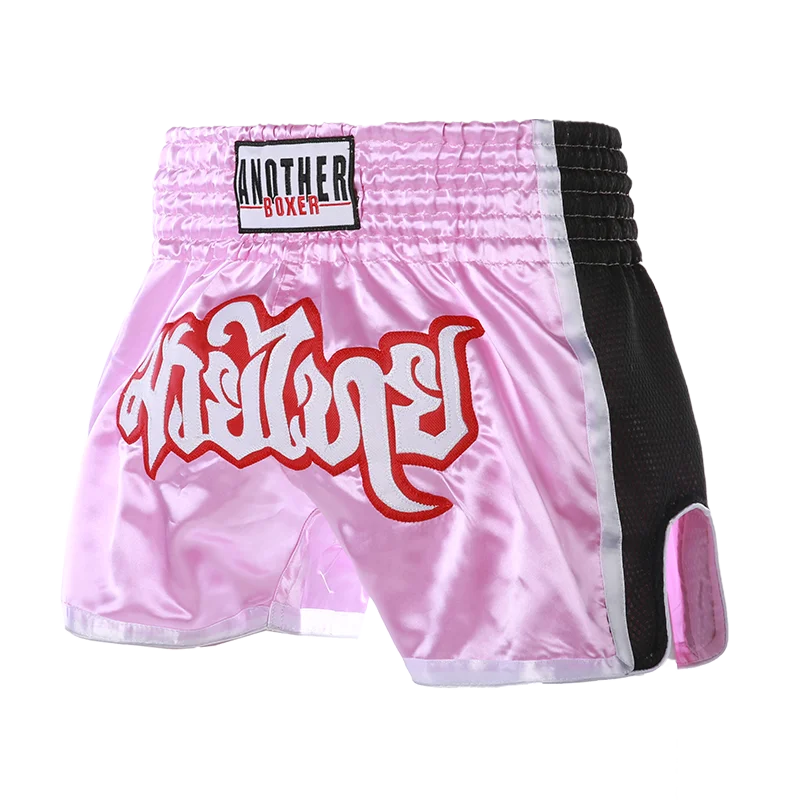 MMA Shorts for Kids & Adults, Muay Thai Shorts Boxing, Embroidered, Martial Arts Clothing for Muay Thai and Taekwondo Training - Shopfly.co.uk