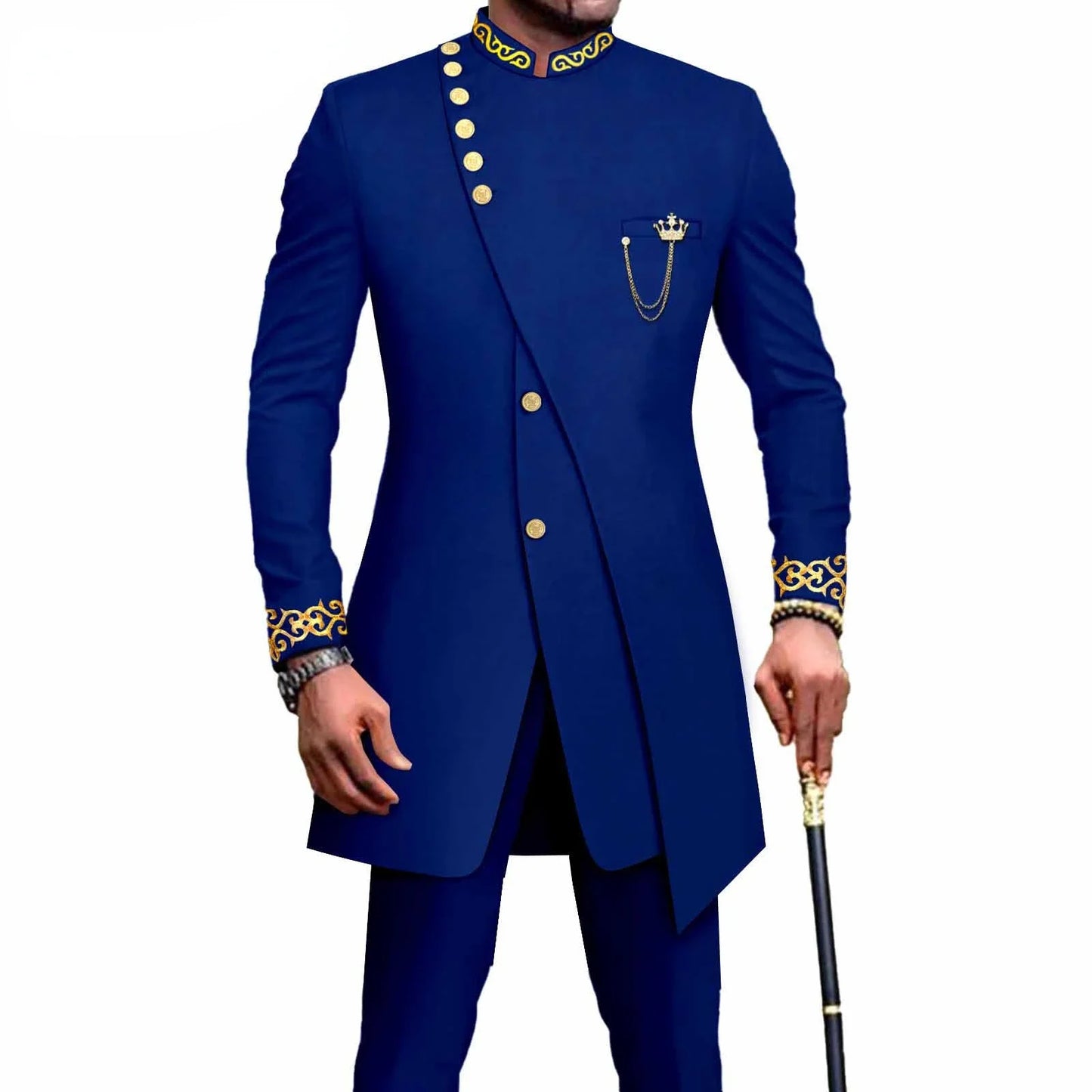 New Casual Men's Suit Slim Two-piece Set Costume Homme Suits for Costume Homme Pour Mariage Terno Masculino Completo - Shopfly.co.uk