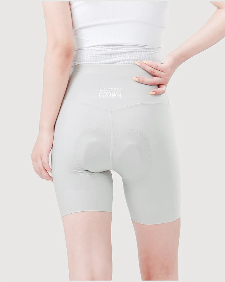 LAMEDA Cycling Shorts Women's High Elastic Cycling Pants Quick-Drying Bib Shorts Upf50+ Outdoor Cycling Shorts White Road Cyclin - Shopfly.co.uk