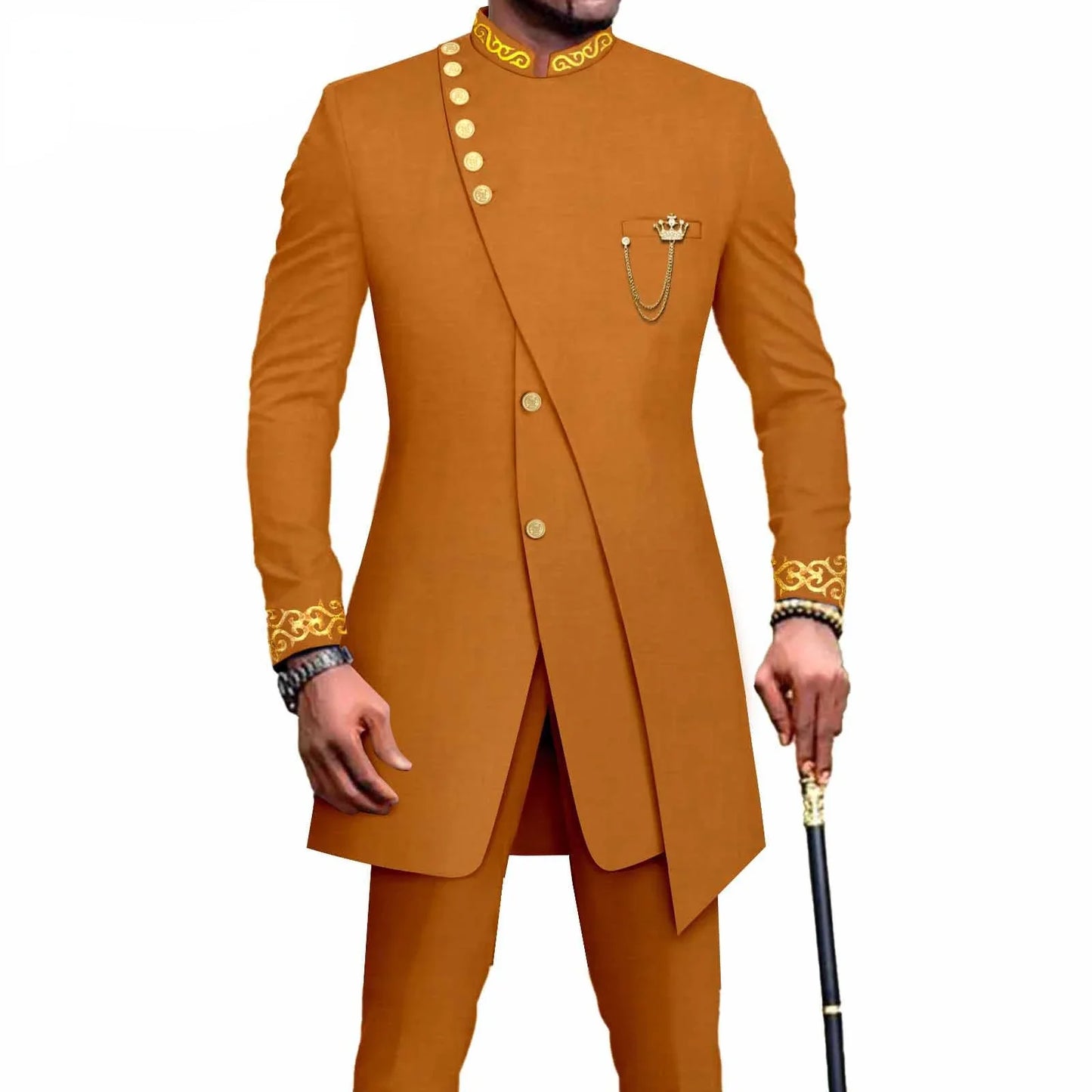 New Casual Men's Suit Slim Two-piece Set Costume Homme Suits for Costume Homme Pour Mariage Terno Masculino Completo - Shopfly.co.uk
