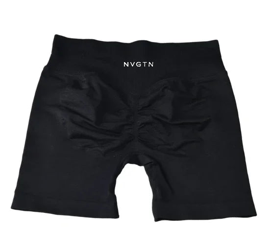 NVGTN Shorts Macaron Color CrossFit Training Yoga Cycling Women Summer Low Ribbed Band Scrunch Butt Seamless Breathable Shorts - Shopfly.co.uk