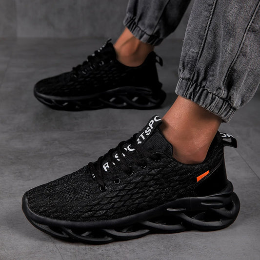 New Lightweight Men's Fashionable Sports Shoes Breathable Comfortable Running Shoes Outdoor Fitness Lazy Training Non-slip Shoes - Shopfly.co.uk