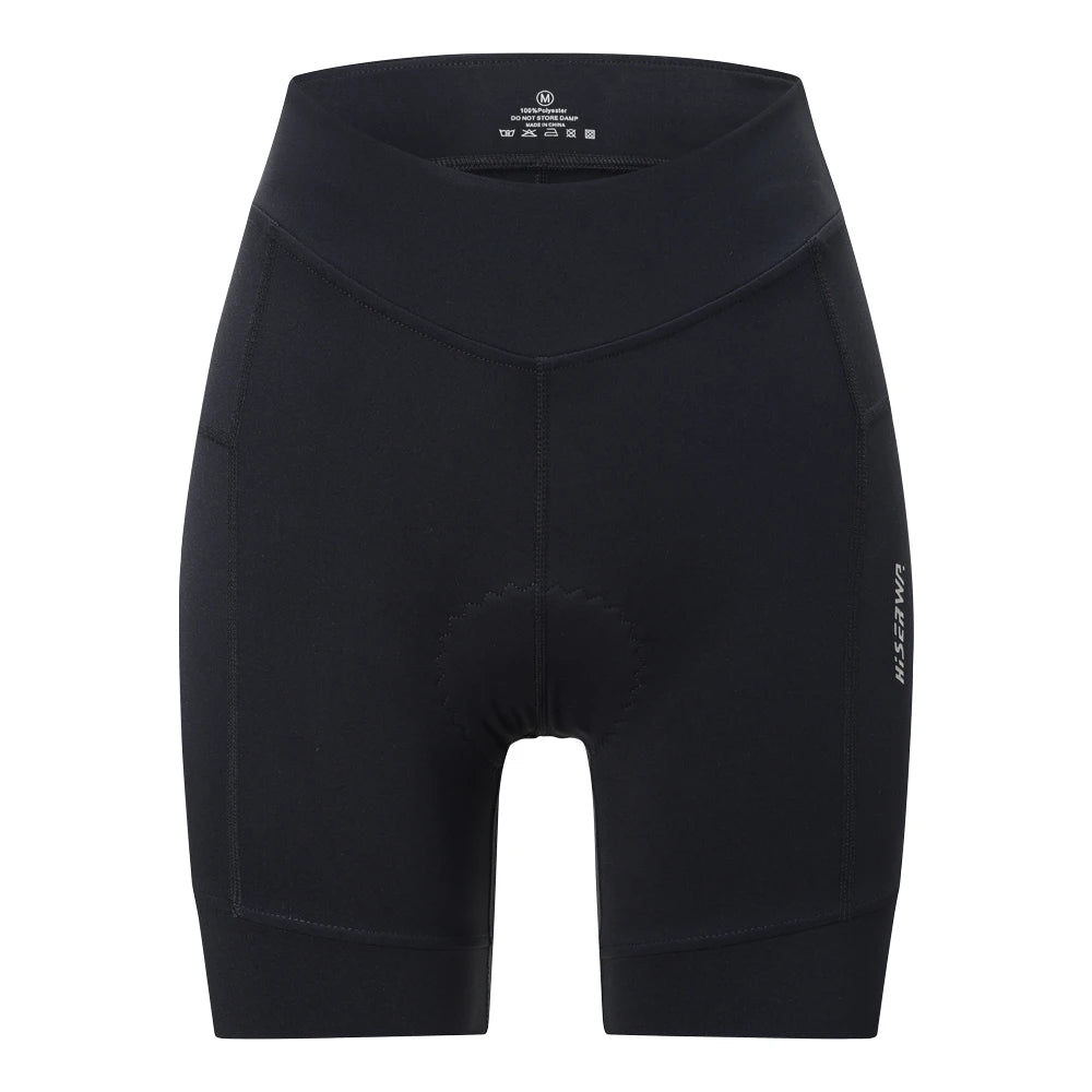HISERWA Women Cycling Shorts High Quality MTB Bike Shorts 6 Hours Riding Shockproof Pad Breathable Lycra Sports Bicycle Tights - Shopfly.co.uk