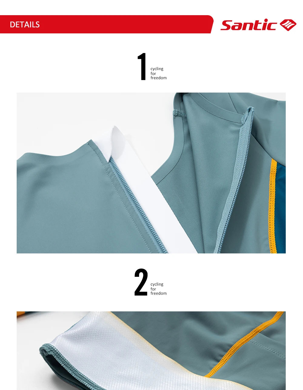 Santic Women's Triathlon Cycling Suits Summer Sleeveless Sponge Padded Quick-Drying for Running Swimming Cycling Bib Shorts - Shopfly.co.uk