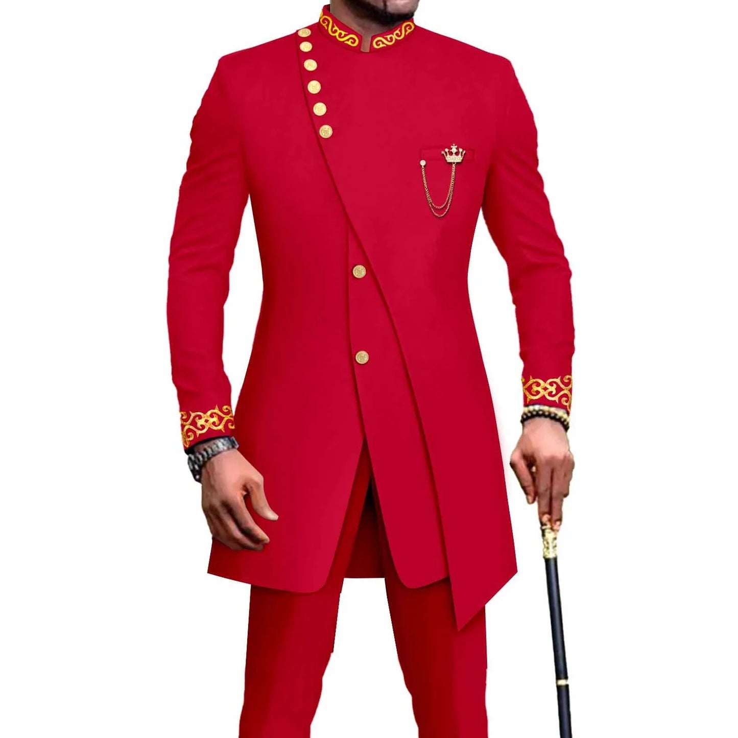 New Casual Men's Suit Slim Two-piece Set Costume Homme Suits for Costume Homme Pour Mariage Terno Masculino Completo - Shopfly.co.uk