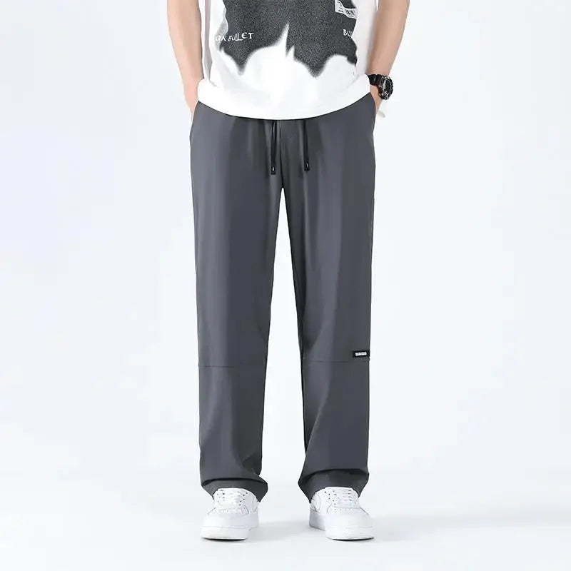 Plus Size 50-175kg Men's Ice Cool Long Pants Large Size 8XL 9XL 10XL Casual Loose Trousers Big Size Men Clothing Gym Sport Pants - Shopfly.co.uk
