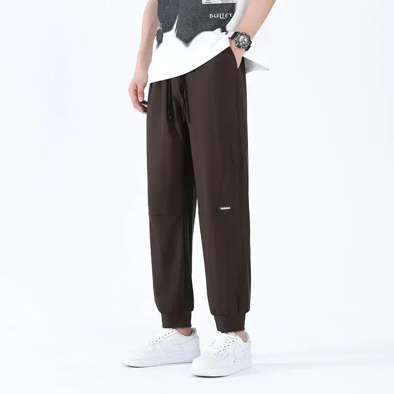 Plus Size 50-175kg Men's Ice Cool Long Pants Large Size 8XL 9XL 10XL Casual Loose Trousers Big Size Men Clothing Gym Sport Pants - Shopfly.co.uk