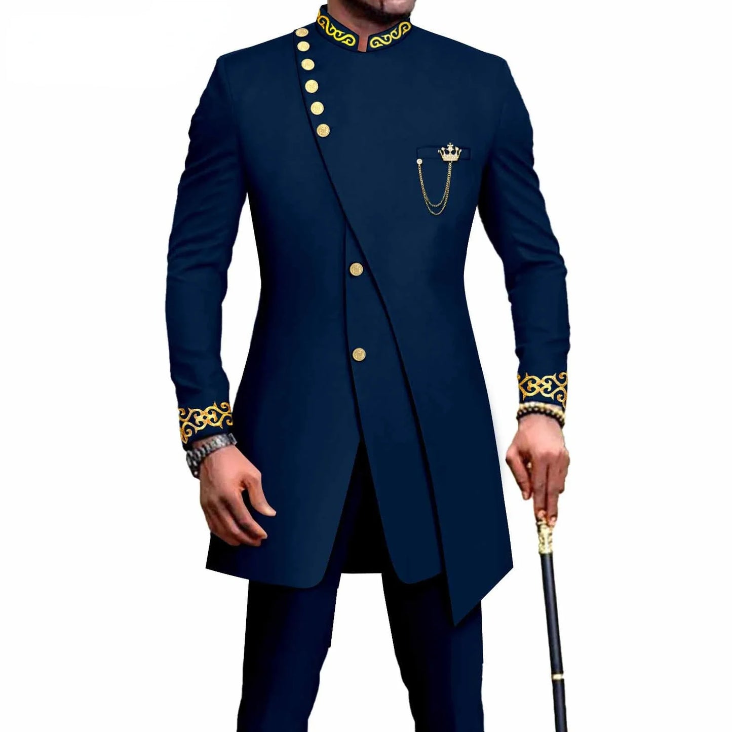 New Casual Men's Suit Slim Two-piece Set Costume Homme Suits for Costume Homme Pour Mariage Terno Masculino Completo - Shopfly.co.uk