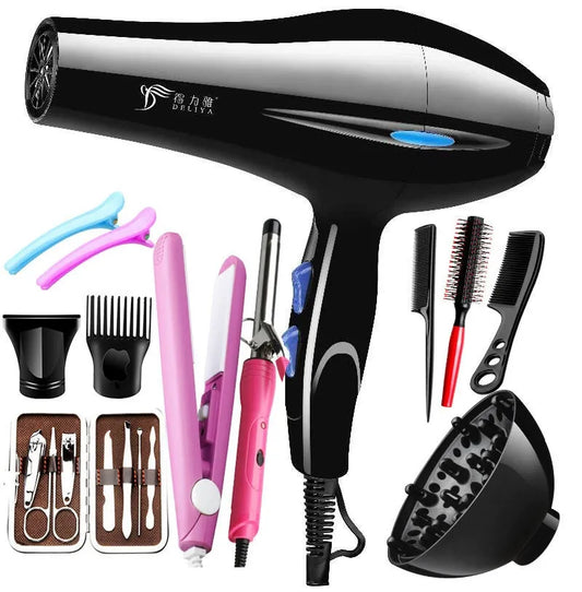 Freely match with a hair dryer and a full set of accessories with a large and small power hair dryer. - Shopfly.co.uk